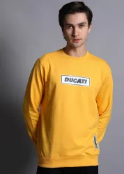 DUCATI Men Full Sleeve Printed Sweatshirt