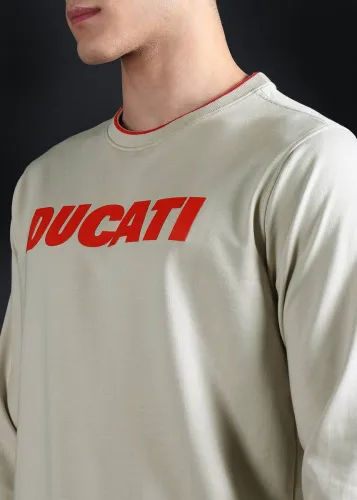 Image of DUCATI  Men Full Sleeve Solid Sweatshirt
