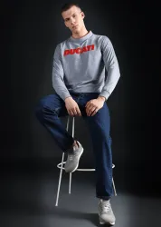 DUCATI  Men Full Sleeve Solid Sweatshirt