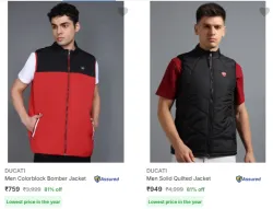 Ducati Men Jacket Minimum 80% Discount