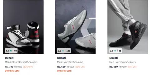 Image of Ducati Men's Shoes Minimum 80% Discount 