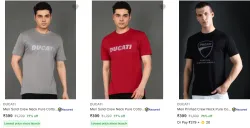 Ducati Mens T-Shirts upto 77% Discount