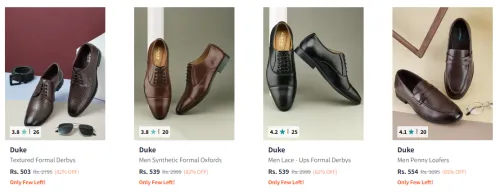 Image of Duke Formal Shoes upto 85% Discount