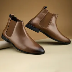 Duke Men High-Top Chelsea Boots