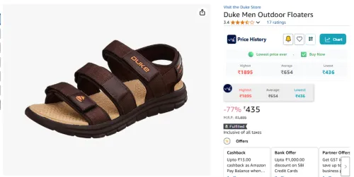 Image of Duke Men Outdoor Floaters
