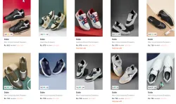 Duke mens Colourblocked Lace Up Sneakers at 80% Discount 