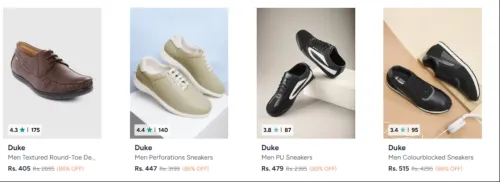 Image of Duke Men's Casual Shoes at minimum 80% Discount