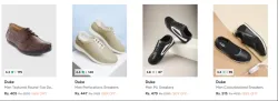 Duke Mens Casual Shoes at minimum 80% Discount
