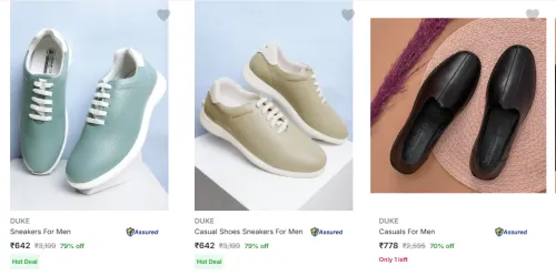 Image of Duke Men’s Casual Shoes upto 79% Discount