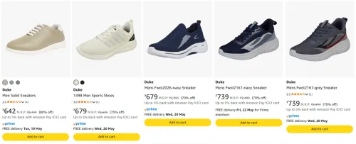 Image of Duke Men's Shoes at minimum 70% Discount