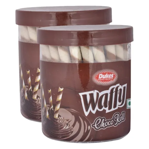 Image of Dukes Chocolate Wafer Roll Combo (250 Gram) - Pack of 2
