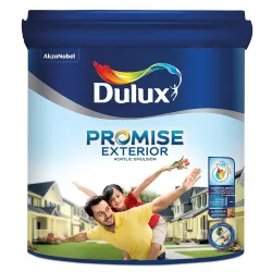 Dulux Promise Exterior Emulsion Paint (4L, White) Ideal for exterior wall paint