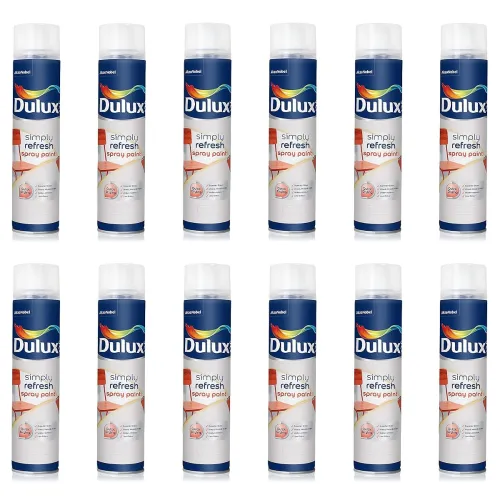 Image of Dulux Simply Refresh Spray Paint | DIY, Quick Drying Gloss Finish for Metal, Wooden Furniture, Plastic, Walls, Cars & Bi