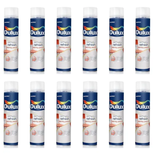 Image of Dulux Simply Refresh Gloss Spray Paint Set (12 X 400ML)