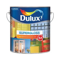 Dulux Supergloss 5 in 1 | Super-Premium Enamel Paint for Wood and Metal surfaces | Rich, Deep, and long lasting shine, Mirror like finish | Crack Resistant paint film, 4 Litres, Yellow
