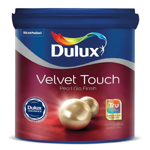 Image of Dulux Velvet Touch Pearl GLO Interior Emulsion Paint (4L, White)