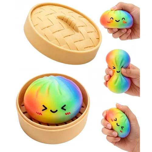 Image of Dumpling Squishy Blind Box, 1pc Mystery Dumplings Squishy