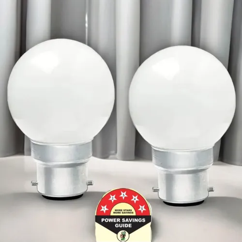 Image of Dunagiri 0 W Basic Standard B22 LED Bulb (White, Pack of 2)
