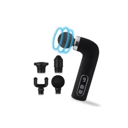 DUNGRANI ENTERPRISE Massage Gun Deep Tissue - Portable 9 Speeds Handheld Muscle Massager With 4 Massage Heads 1200Mah Ba