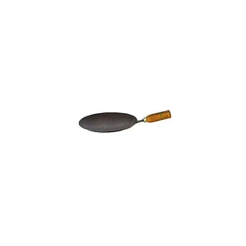 Image of Duodeno Iron Roti Tawa with Wooden Handle