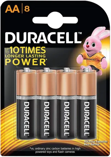 Image of DURACELL AA Battery (Pack of 8)
