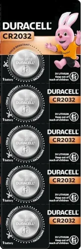 Image of DURACELL CR2032 Lithium Coin Battery (Pack of 5)