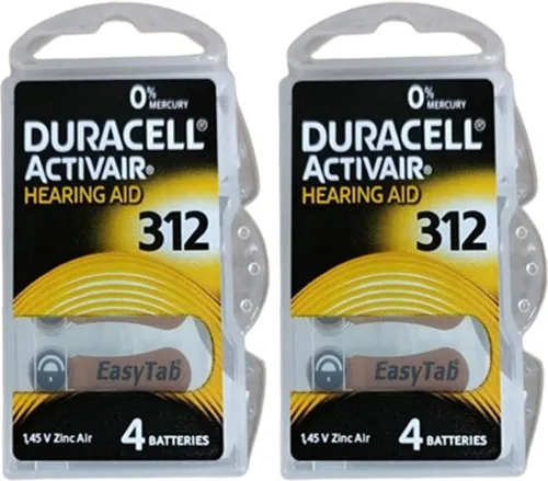 Image of DURACELL DU312-8 Batteries pack Battery (Pack of 2)