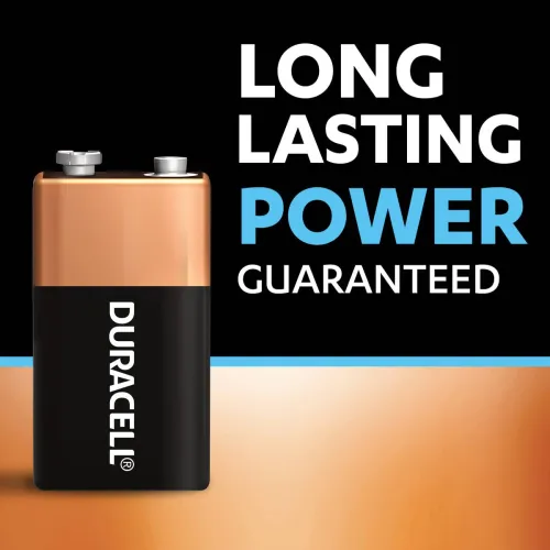 Image of DURACELL Ultra 9V, High-Drain Devices, Smoke Alarm, Radio, Smoke Detector Battery (Pack of 12)