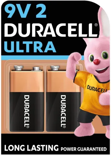 Image of DURACELL Ultra Alkaline 9V Battery Po2