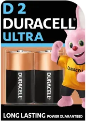 DURACELL Ultra Alkaline D Battery  (Pack of 2)