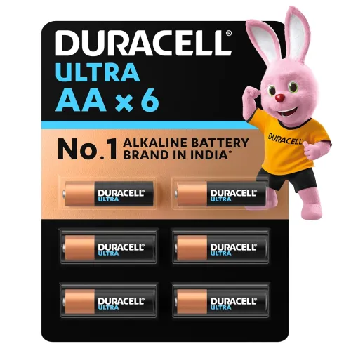 Image of Duracell Ultra Alkalline AA Battery