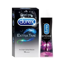Durex Intense Lube & Extra Time Combo Pack