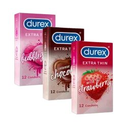 DUREX Strawberry Chocolate Bubblegum Extra Thin� Combo For Men