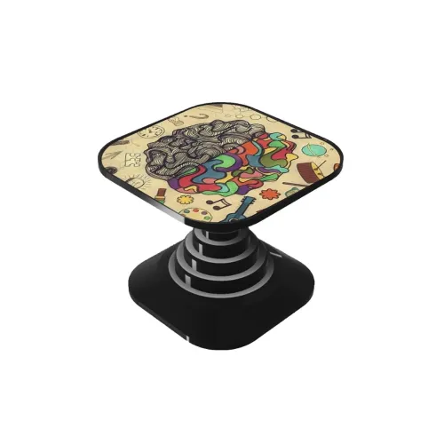 Image of Dwellamor Mobile Holder Grip & Stand for Phones, Tablets, Finger Selfie Holder Matte Finish Socket 360 Degree Rotating E