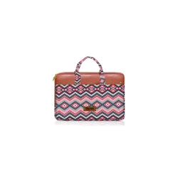 Dyazo 13.3 Inch Jute Vegan Leather Laptop Bag