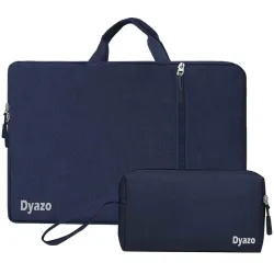 Dyazo 14-14.1 Inch Laptop Sleeve Case with Handle & Accessory Pouch | Shockproof Water-Resistant Bag with Front Pocket |