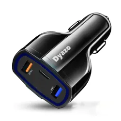 DYAZO 36W 3 PORT FAST USB CAR CHARGER QC3.0