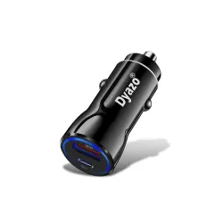 Dyazo 48W Turbo Dual Port Fast car Charger 48W Total