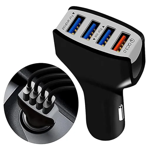Image of Dyazo 4-Port 36W USB Fast Car Charger