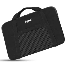 Dyazo 13.3 Inch Laptop Sleeve Bag | Padded Sleeve with Front Mesh Pocket & Handle | Sleeve Case Compatible for MacBook P