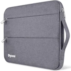 Dyazo Water Resistant Laptop Sleeve with Handle: 15–15.6 (Grey)