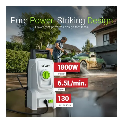 Image of Dylect® Flow Prime Self-Priming High Pressure Car Washer Pump, 1800W Copper