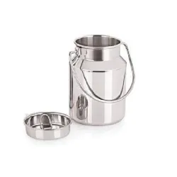 Dynore Stainless Steel Akhand Barni Milk Can - 1000 ML
