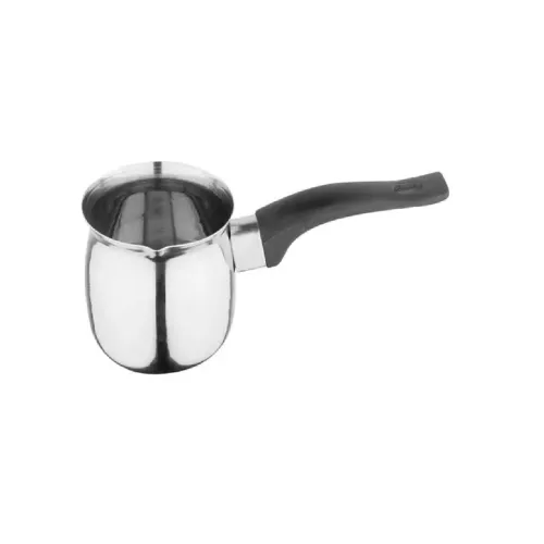 Image of Dynore Stainless Steel Milk /Coffee /Tea Warming Maker Small Pot /Pan, with Bakelite Handle 180 ml