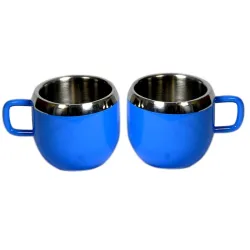 Dynore Stainless Steel So2 Tea Cups