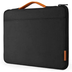 Dynotrek Vostro 13.3 inch Laptop Sleeve Case Cover Bag with Handle Compatible with MacBook Air/Pro 13/Pro 14 M5 M4 M3 M2 M1, HP Dell ASUS Lenovo, Milanch Computer Sleeve Bag -Charcoal Black