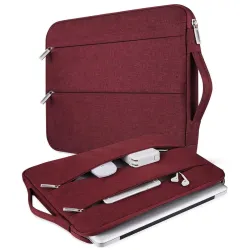 Dynotrek 15.6 Shockproof Laptop Sleeve Case (Maroon Red)
