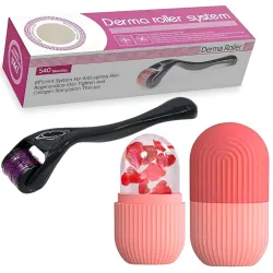 E-COSMOS Derma Roller & Ice Roller Combo