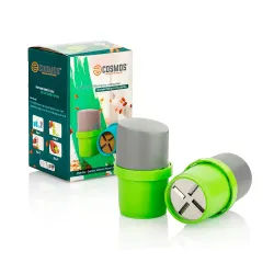 E-COSMOS® Dry Fruit Cutter and Slicer with Stainless Steel Blade, Manual Nut Grinder for Almonds, Cashews, Pista 