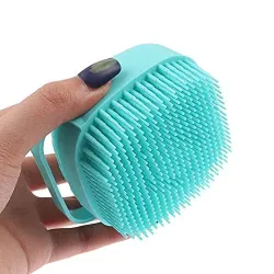 E-COSMOS Silicone Bath Body Brush with Soap Dispenser